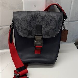 Coach Track Small Flap Crossbody bag